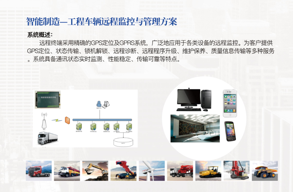 智能制造—工程車(chē)輛遠(yuǎn)程監(jiān)控與管理方案